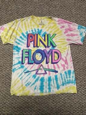 Lucky Brand Pink Floyd Dark Side of the Moon Tie-Dye Graphic T-Shirt